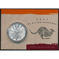 2002 $1 Silver Kangaroo