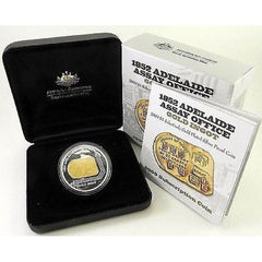 2009 $1 Adelaide Assay Office Gold Plated Silver Proof Coin