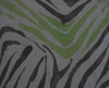 Dove Cashmere Wrap - green animal stripe