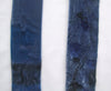 Dusk - Velvet Silk Skinny Scarf - brushstroke