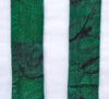 Moss - Velvet Silk Skinny Scarf - brushstroke