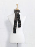 Desert - Velvet Silk Skinny Scarf - splatter