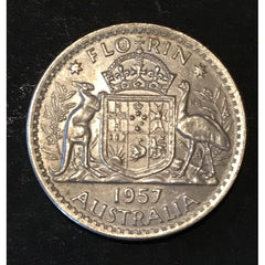 Australian 1957 Florin