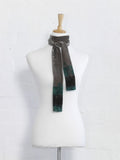 Desert - Silk Velvet Skinny Scarf - brushstroke